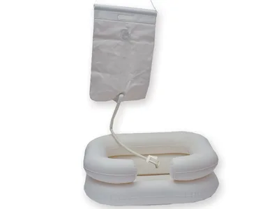 Bazin gonflabil pentru spalat pe cap, volum 10 litri