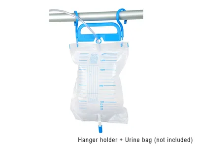 Suport de agățare pentru sac urinar