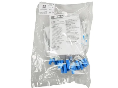 Pungă urinară de gambă 750 cc - tub 10 cm cu 1 set bretele cu nasturi
