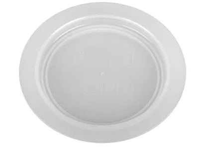 Farfurie cu margine interioara pentru a preveni varsarea alimentelor cu margine interioara