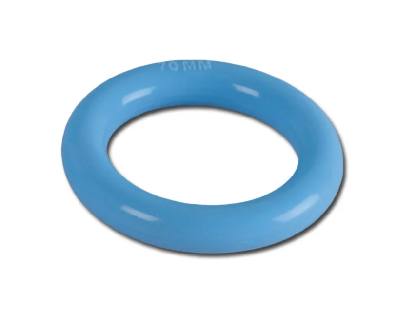Pessar din silicon albastru diametru 70 mm - steril