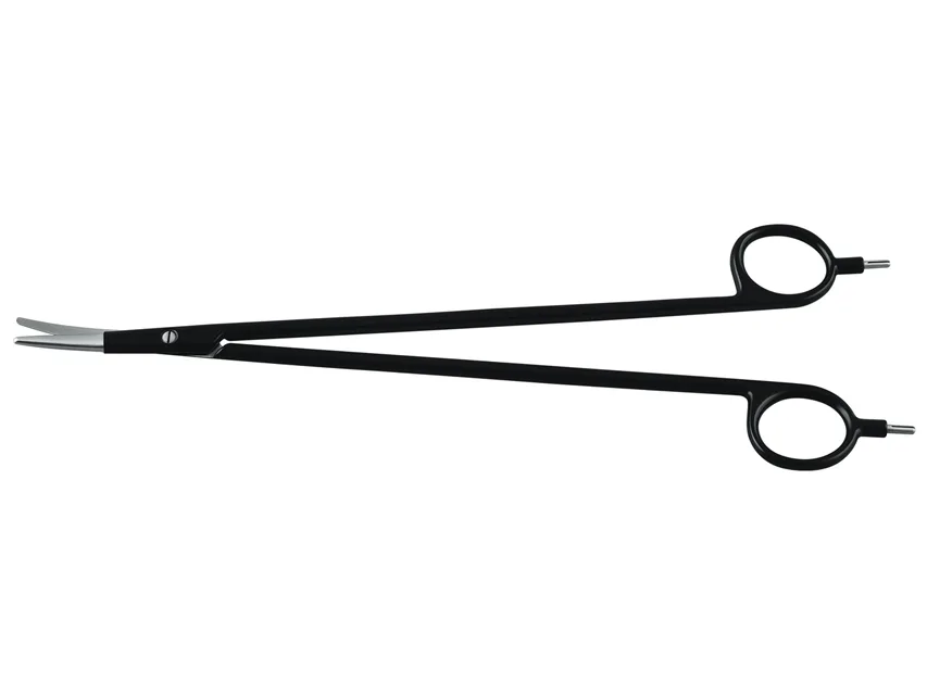 Foarfece bipolare 18 cm - curbate