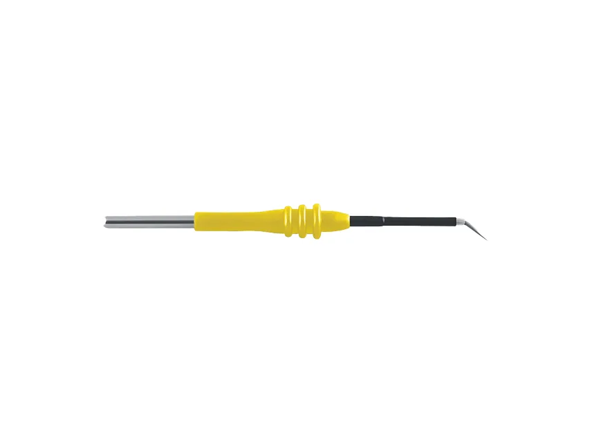 Ac electrod din tungsten 7 cm - curbat - de unică folosință