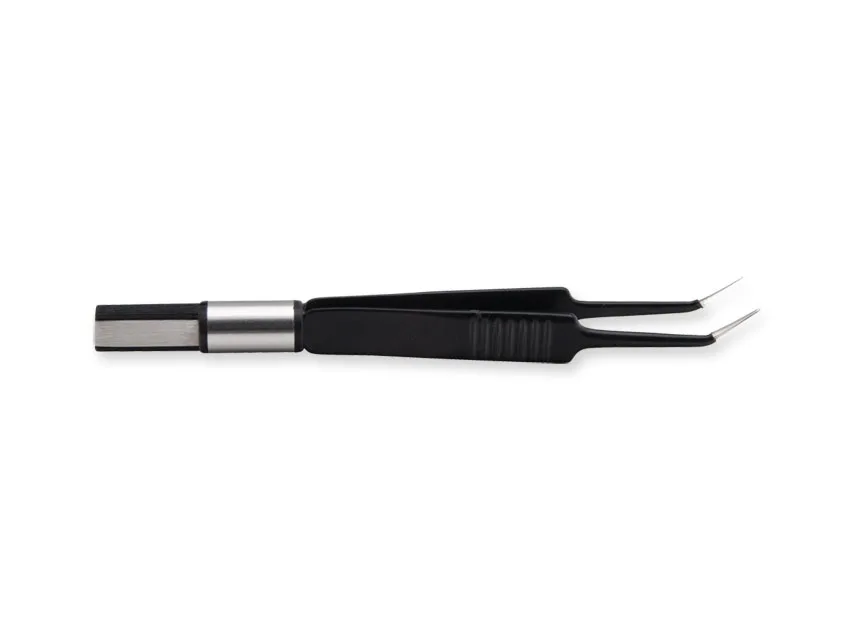 Forceps bipolari non-stick tip bijutier EU 11.5 cm - unghiulat 0.7 mm
