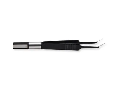Forceps bipolari non-stick tip bijutier EU 11.5 cm - unghiulat 0.7 mm