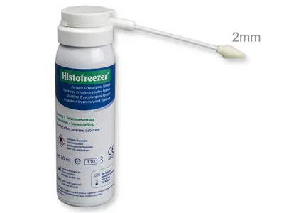 Histofreezer MIX - 2 flacoane 80 ml + 24 aplicatoare 2 mm, 36 aplicatoare 5 mm