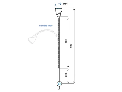 Alfa-flex LED light - wall