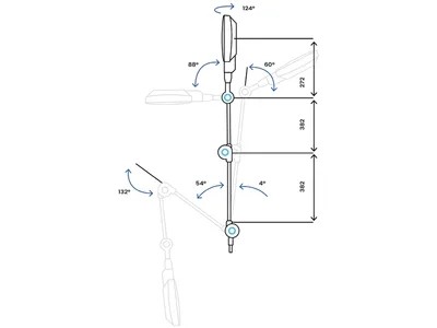Alfa-fix LED light - trolley