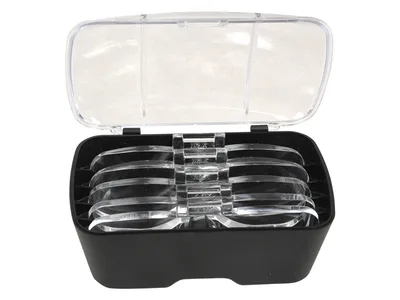 Lupă cu iluminare LED pe bandă pentru cap cu 5 lentile