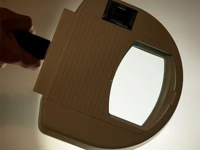 Lampă Led lemn Vista Wood cu mânuță