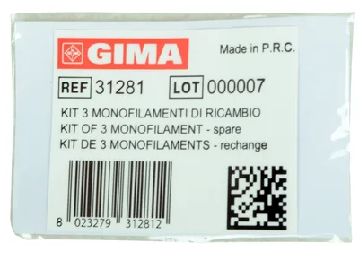 KIT OF 3 MONOFILAMENT - spare
