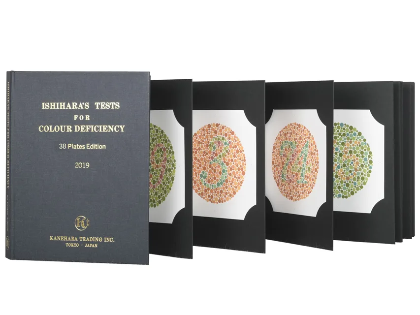 Teste de culoare ishihara - 38 tabele