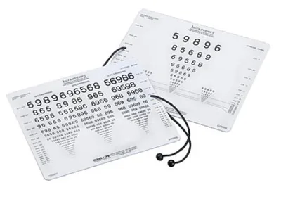 Card de testare vedere lea numbers apropiere - 40 cm (16”)”
