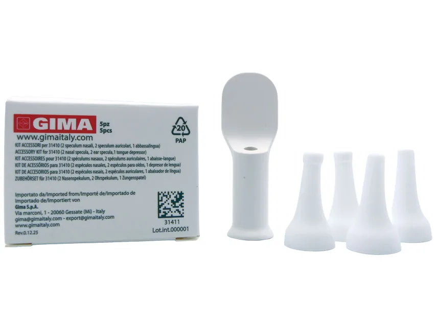 Set accesorii pentru 31410 (2 specule nazale, 2 specule auriculare, 1 depresor lingual)