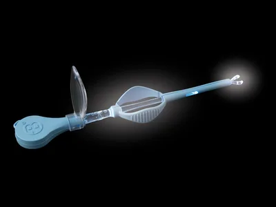 Clești iluminați cu lentilă și iluminator LED
