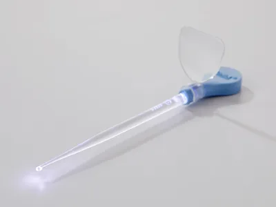 Micro buclă iluminată cu lentilă și iluminator LED