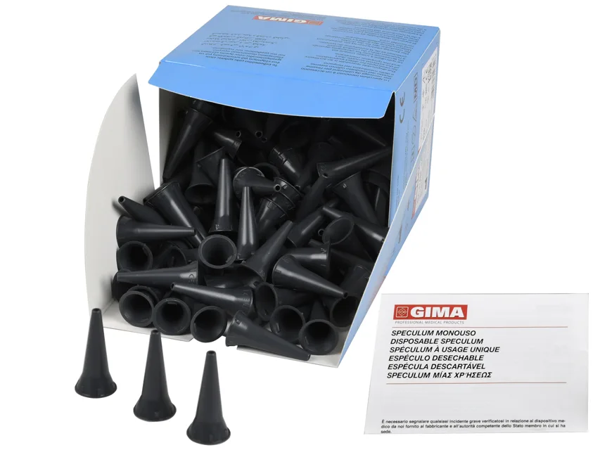 Speculum auricular mini diametru 2.5 mm - gri - în dispenser