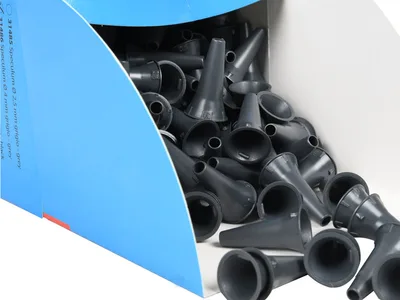 Specul ureche mini diametru 4 mm - gri - în dispenser