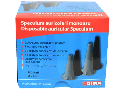 Specul ureche mini diametru 4 mm - gri - în dispenser