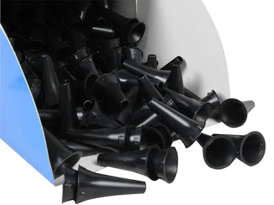 Speculum auricular mini diametru 4 mm - negru - în dispenser