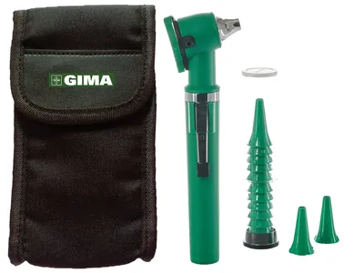 Otoscop cu fibră optică GIMALUX F.O. - verde