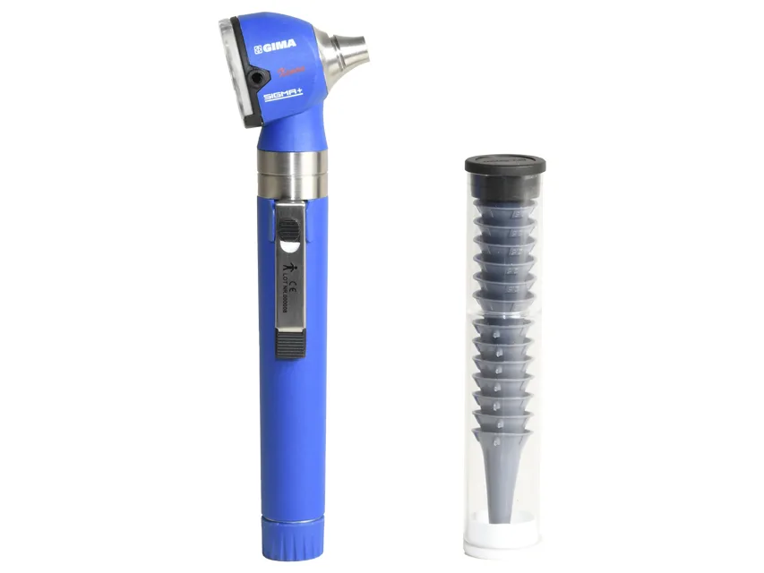 Otoscop SIGMA F.O. 2.5V - Lumină xenon-halogen - pungă - albastru