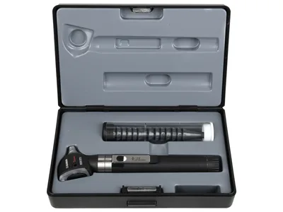 Otoscop SIGMA F.O. cu iluminare LED - negru