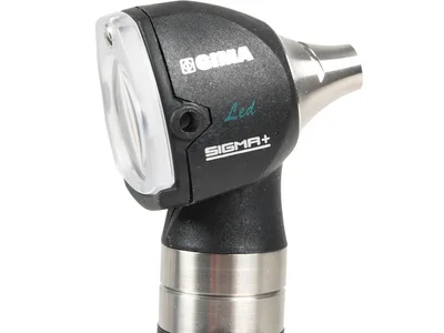 Otoscop SIGMA F.O. cu iluminare LED - negru