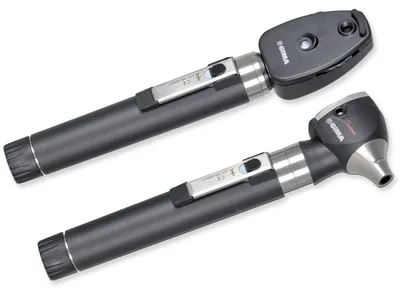 Set otoftalmoscop SIGMA F.O. LED cu 2 mânere reîncărcabile - carcasă