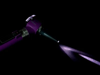 SIGMA-C LED OTOSCOP - violet - geantă