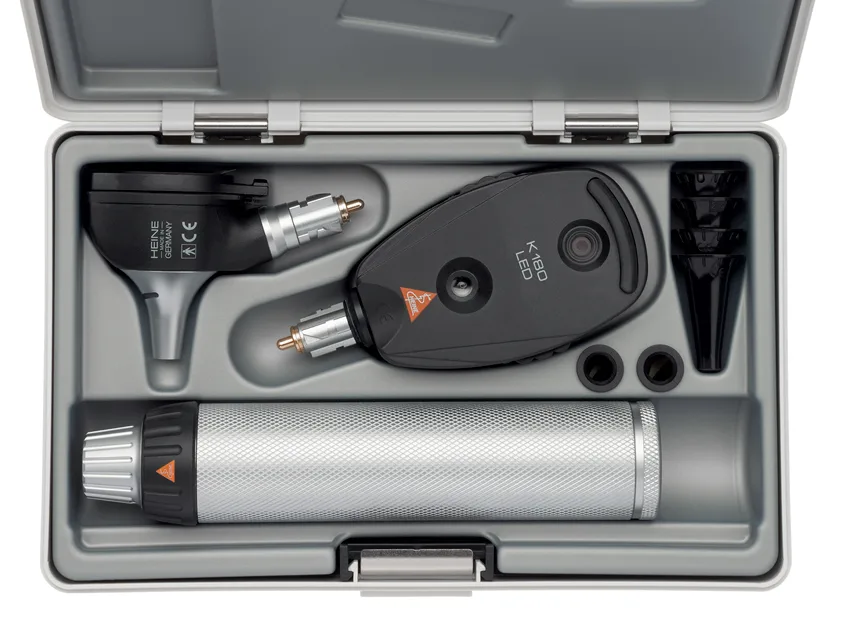 HEINE K 180 LED F.O. SET Otoscop + Oftalmoscop