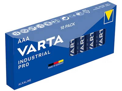 Baterii alcaline industriale VARTA - tip AAA