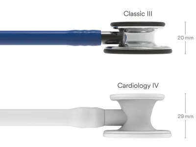 Stetoscop Littmann Classic III - 5863 - mirror - navy blue