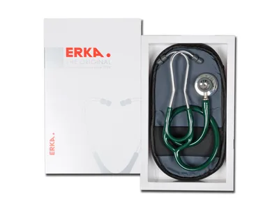 Stetoscop Erka Finesse - adult - verde închis 550 000 55