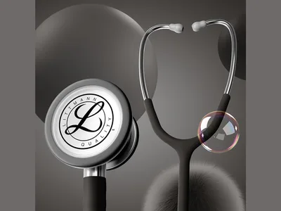 Littmann Classic III - 5620C - negru - finisaj inox