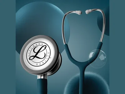 Littmann Classic III - 5623C - caribbean blue - finisaj inox