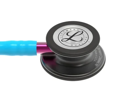 Stetoscop Littmann Classic III - 5872 - turcoaz - finisaj fum