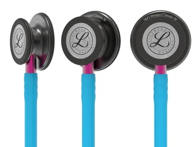 Stetoscop Littmann Classic III - 5872 - turcoaz - finisaj fum