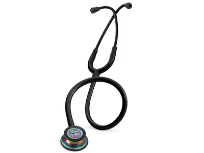 Stetoscop Littmann classic III - 5870 - negru - finisaj curcubeu