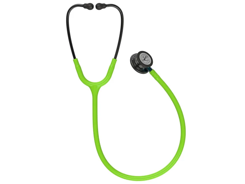 Littmann Classic III - 5875 - lime green - smoke finish