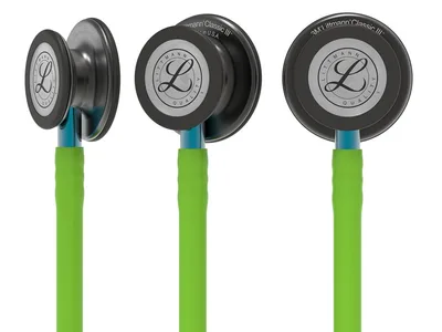 Littmann Classic III - 5875 - lime green - smoke finish
