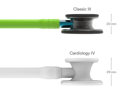 Littmann Classic III - 5875 - lime green - smoke finish