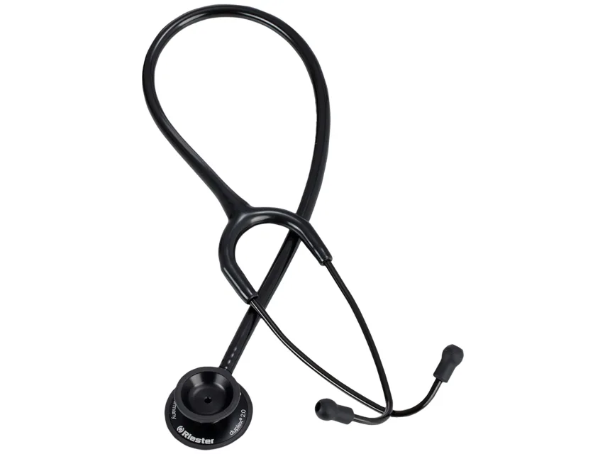 Stetoscop Riester Duplex 2.0 aluminiu - adult - negru integral
