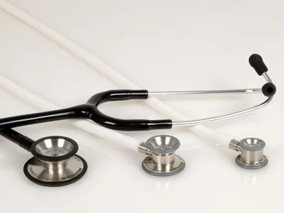 Stetoscop Riester Duplex 2.0 din oțel inoxidabil - pediatric - alb