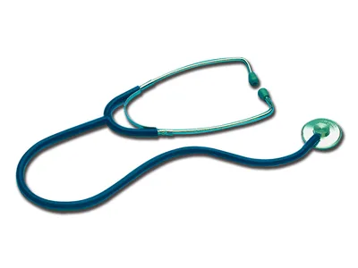 Stetoscop ERKAPHON cu piesa pectorală plată - aluminiu - albastru navy 544 000 20