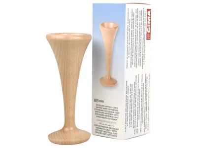 Stetoscop obstetric scurt - lemn de fag