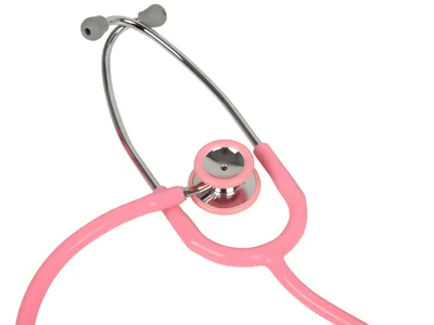 Stetoscop pediatric WAN PLUS cu două capete - Y roz