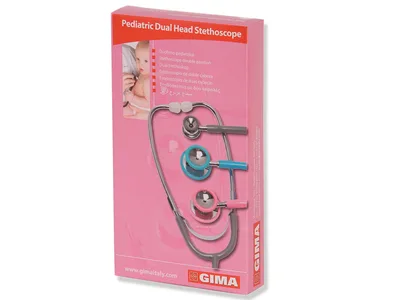 Stetoscop pediatric cu două capete WAN - Y albastru deschis