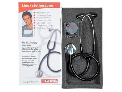 Stetoscop LINUX - negru