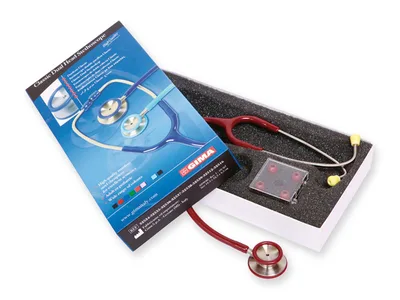 Stetoscop clasic cu cap dublu - Y burgundy